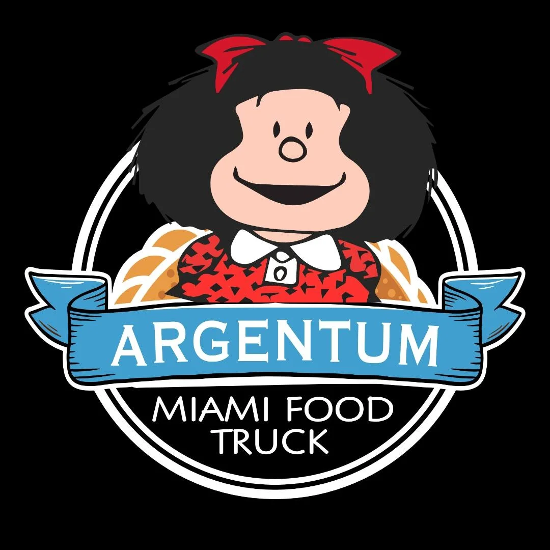 Argentum Miami Food Truck Logo