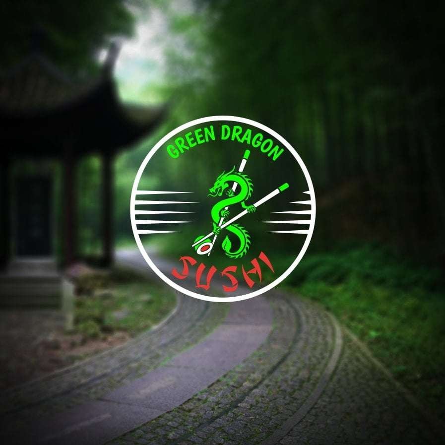 Green Dragon Sushi Logo